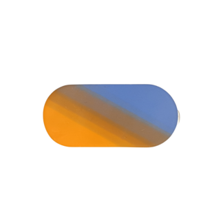 Sunfall Diagonal Gradient French Barette Hair Clip