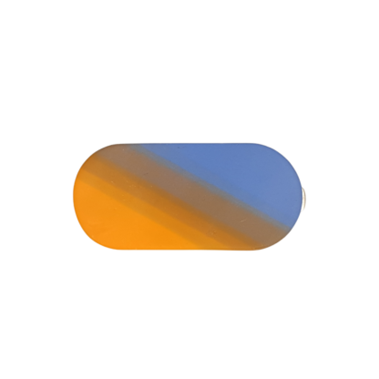 Sunfall Diagonal Gradient French Barette Hair Clip